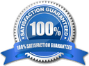 100% Satisfaction Guaranteed badge