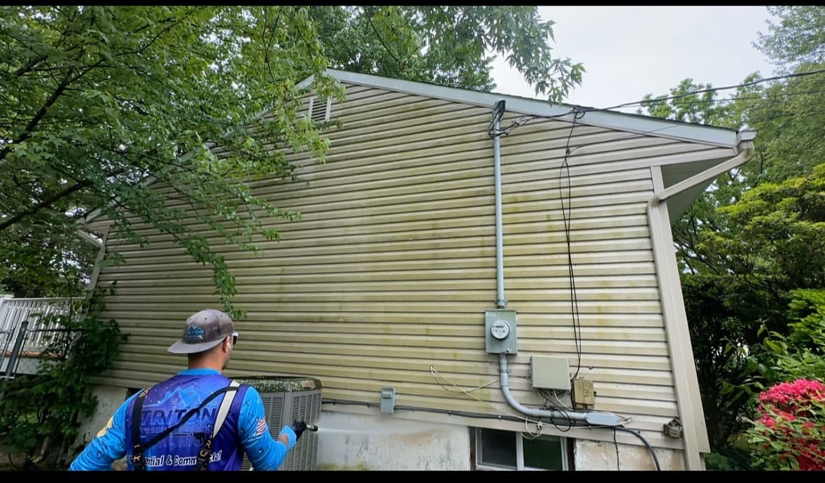 Two-Story Vinyl Soft Wash — House Washing in Bergen County, NJ