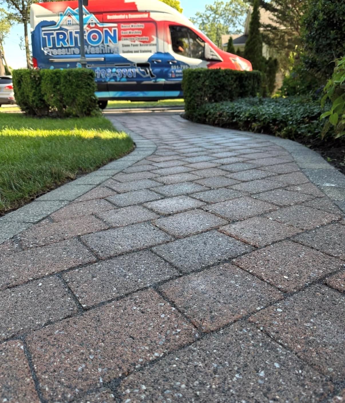 Paver Restoration by Triton Pressure Washing